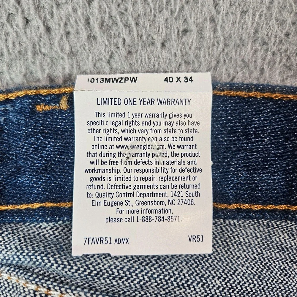 NWT Wrangler 13MWZ Prorodeo Competition Jeans Men 40x34 Cowboy Cut -‎ NEW - Picture 4 of 11